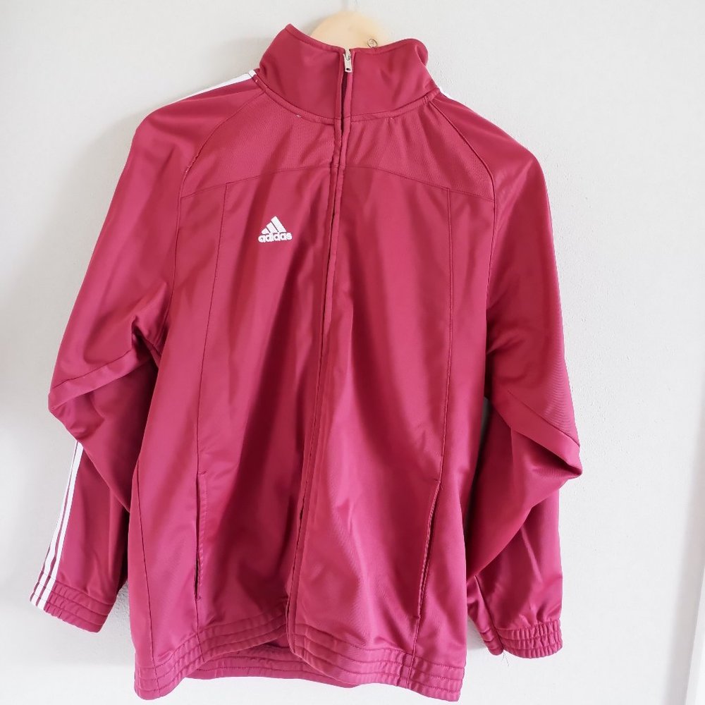Men’s large dark red Adidas jacket - Picture 6 of 6